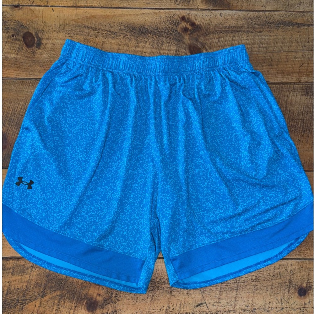NWT Under Armour Mens‎ Stretch Training Shorts Blue Lightweight Pockets Size XXL